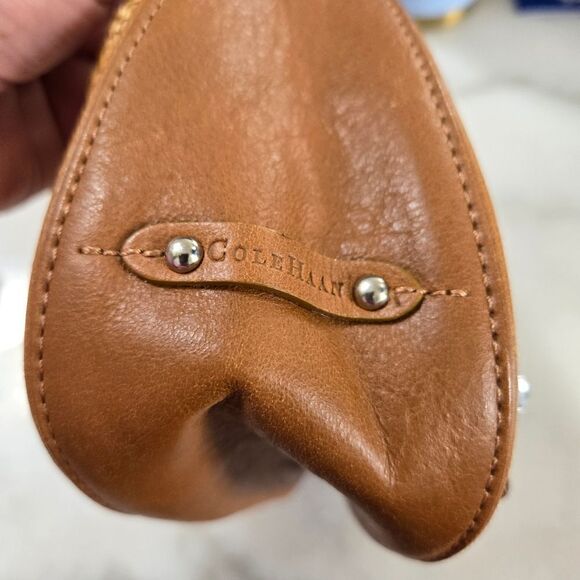 COLE HAAN straw bag embroidery , new - Picture 4 of 8
